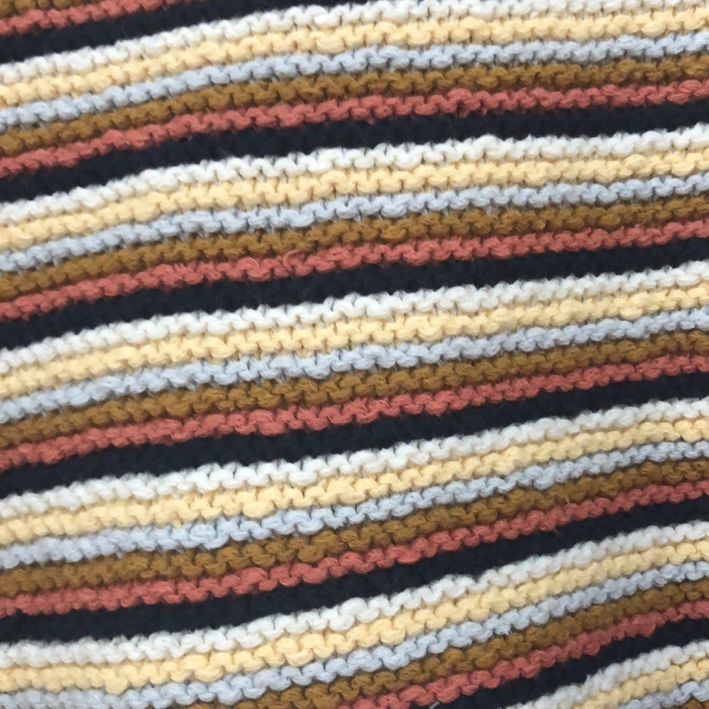 NWT $88 Madewell Arden Striped V-Neck CROPPED Sweater in XS or XXS! - Picture 7 of 7